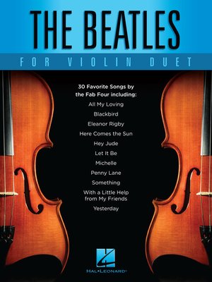 cover image of The Beatles for Violin Duet